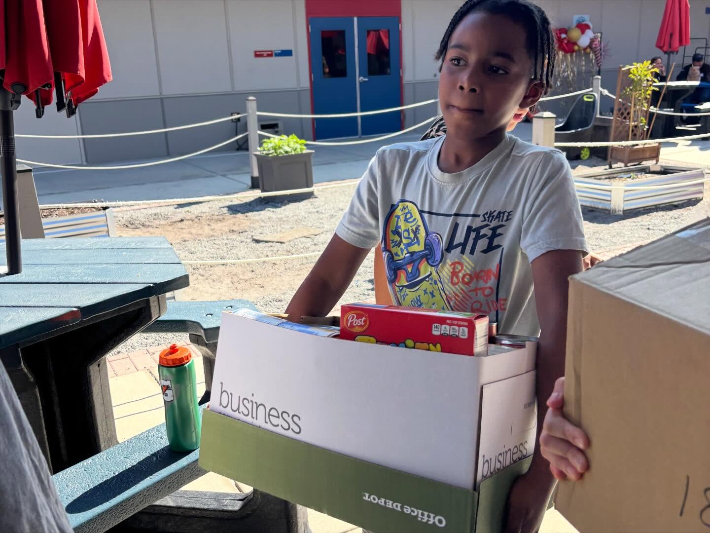 Thanksgiving food donations - <p>Thank you for all the donations! Look at this amazing contribution to the community.</p>